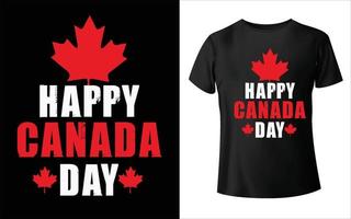 Happy Canada Day T-Shirt design Canada Lover t-shirt Love Canada T-Shirt Design vector