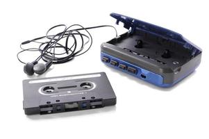 music cassette and walkman photo