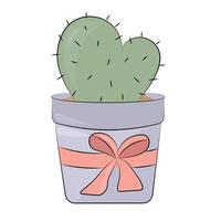 the cactus is charming vector