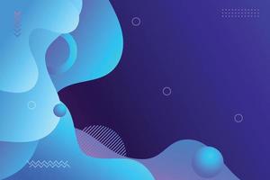 abstract background with bubbles and blue color for landing page and banner vector