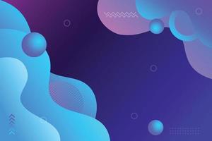 background with bubbles and abstract shape for landing page and flyer vector