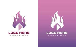 logotipo simple de negocios para su empresa vector