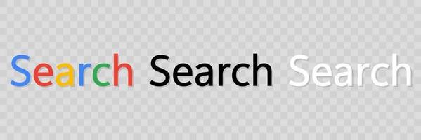Search bar. Vector icon illustration