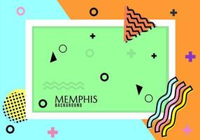 pastel green background in colorful memphis style. design for banner, web, poster