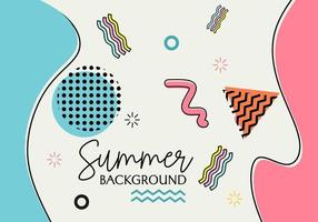 Memphis style background design with cheerful and colorful theme. used for covers, banners, posters vector