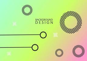 green color gradient background with abstract geometric elements. design for wallpaper, banner, website vector