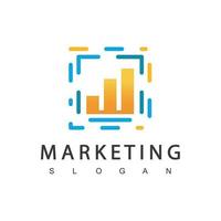 Digital Marketing Logo Design Template vector