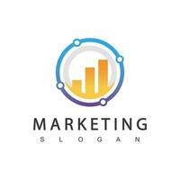Digital Marketing Logo Design Template vector