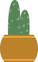 aesthetic potted succulent vector