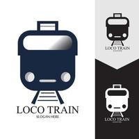 Train icon vector background