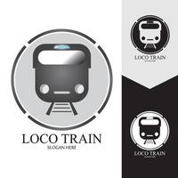 Train icon vector background