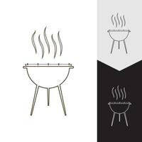 Barbecue icon vector illustration