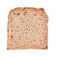 brown bread isolated photo