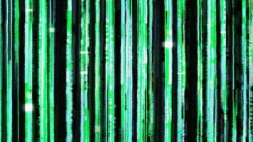 Source Code Animation. Green Vertical Lines Streaks Zooming In. Futuristic Intro Animation. Sci-Fi Computer Graphics 4K Video. video