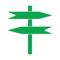 eps10 vector verde icono de madera en blanco con dos flechas en estilo moderno plano simple aislado sobre fondo blanco