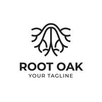 Logo vector design Abstract tree roots or branches. Symbol icon template