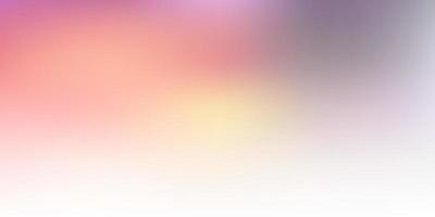 Light pink, yellow vector gradient blur texture.