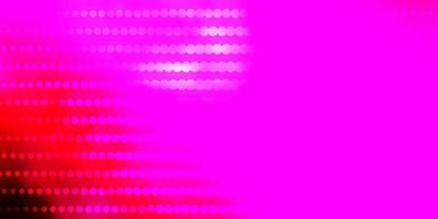 Dark Purple, Pink vector background with circles.