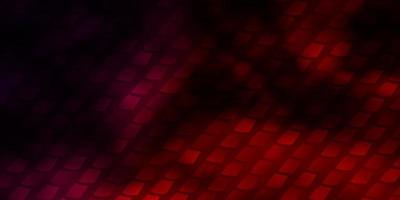 Dark Red vector template with rectangles.