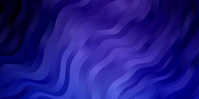 Light Purple vector template with curved lines.