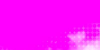 Light Purple, Pink vector backdrop with dots.