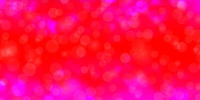 Light Purple, Pink vector background with circles.