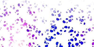 Light blue, yellow vector backdrop with chaotic shapes.