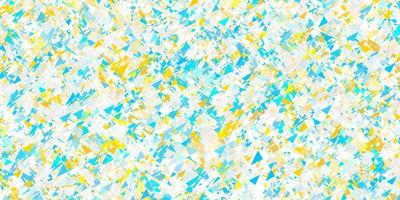 Light Blue, Yellow vector layout with lines, triangles.