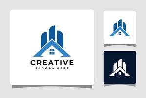 inspiración de diseño de plantilla de logotipo de bienes raíces vector