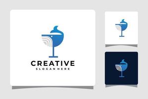 Whale Logo Template Design Inspiration vector
