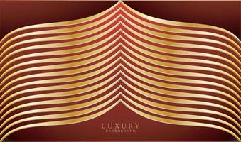 Red gold abstract background vector image