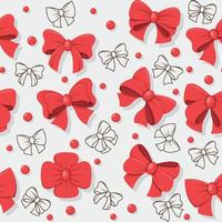 Flat Ribbons Pattern Background vector