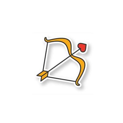 arch cupid with arrow isolated icon 4476639 Vector Art at Vecteezy