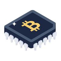 An isometric vector design of CPU mining