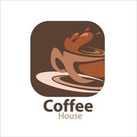 Elegant logo for your coffee shop vector