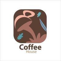 Elegant logo for your coffee shop vector