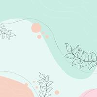 Abstract modern background with brown leaves colors vector