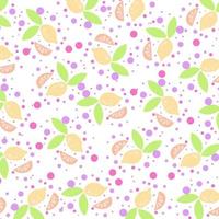 Vector illustration of elegant pattern with cute leaves and animals