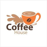 Elegant logo for your coffee shop vector