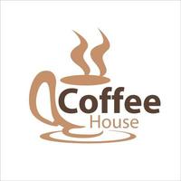 Elegant logo for your coffee shop vector