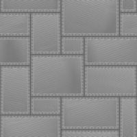 Seamless tiled background with textured metal plates with rivets. Illustration with retro hatching. Steampunk vintage style. vector