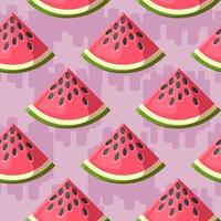 Seamless pattern with watermelon slices. Vector cartoon textureSeamless pattern with watermelon slices. Vector cartoon textureSeamless pattern with watermelon slices. Vector cartoon texture