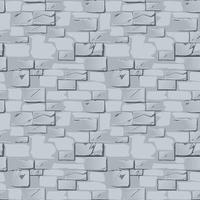 Vector seamless pattern of gray stone wall. Textured background of an old brick wall.