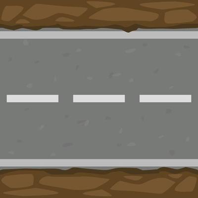Seamless pattern background of asphalt road and ground. Horizontal texture of the path and swamp.