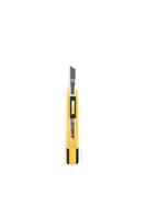 Isolated yellow smart cutter normal size on white background. Clipping path. photo