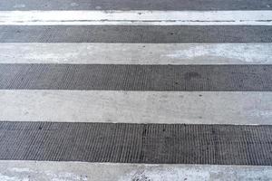 close up Crosswalk on the street. photo