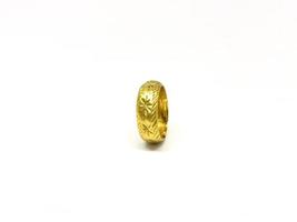 isolate vintage and classic golden ring, white background. photo