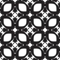 Geometric seamless black and white background. Geometry. Pattern. vector