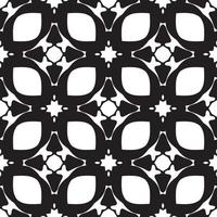 Geometric seamless black and white background. Geometry. Pattern. vector