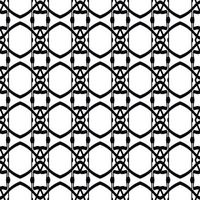 Geometric seamless black and white background. Geometry. Pattern. vector